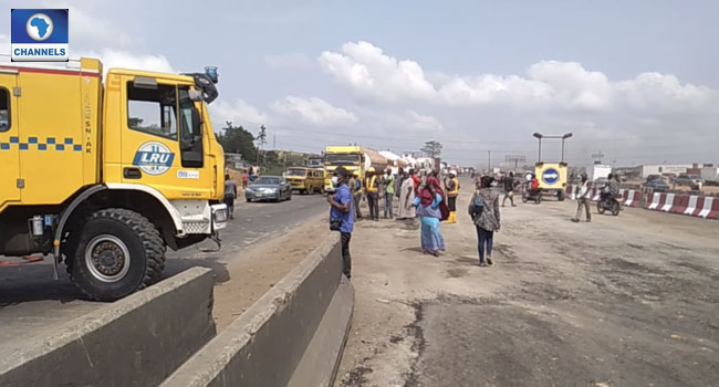 Gas Leakage Causes Panic Along Lagos-Ibadan Expressway