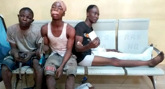 Police Arrest Three Suspected Traffic Robbers In Lagos