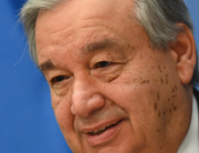 ) In this file photo taken on February 04, 2020, UN Secretary-General Antonio Guterres speaks during a press briefing at UN Headquarters in New York City. Angela Weiss / AFP