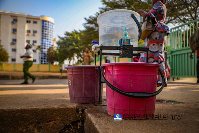 Students resumed at Government Junior Secondary School, Area 11, Garki Abuja on January 18, 2021, amid the coronavirus pandemic. Sodiq Adelakun/Channels Television.