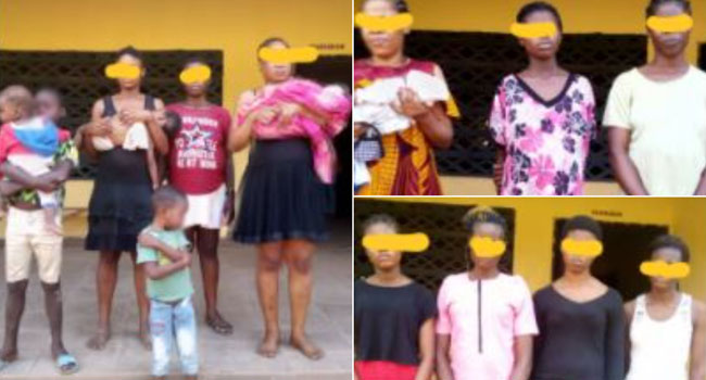 Police Burst Child Trafficking Syndicate Operating Baby Factory In Anambra