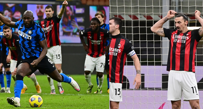 Coppa Italia: Lukaku Scores As Ibrahimovic Sees Red In Milan Derby