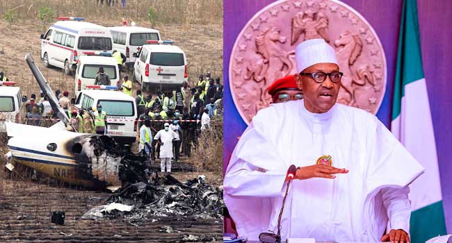 Safety Of Airspace Remains A Priority, Buhari Mourns Plane Crash Victims