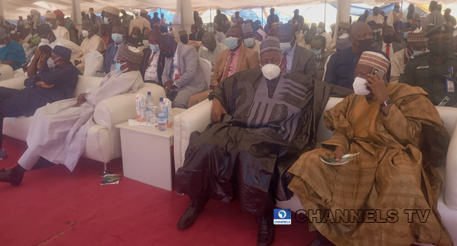Northern State Governors were present at the commissioning of the Kano to Maradi railway on February 9, 2021.