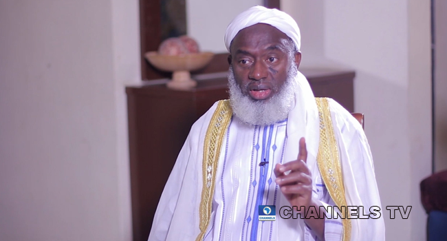 Sheikh Ahmad Gumi made an appearance on Channels TV's Politics Today on February 22, 2021.