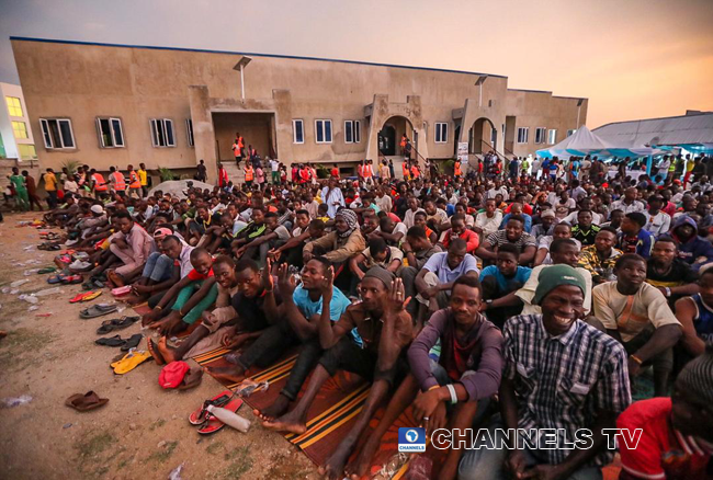 Cardinal Onaiyekan donates Iftar meals to Muslims as Christians and Muslims break fast together on April 22, 2020 in Abuja. Sodiq Adelakun/Channels Television