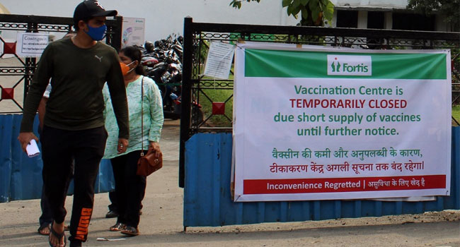 India Suffers Vaccine Shortages As Virus Surges