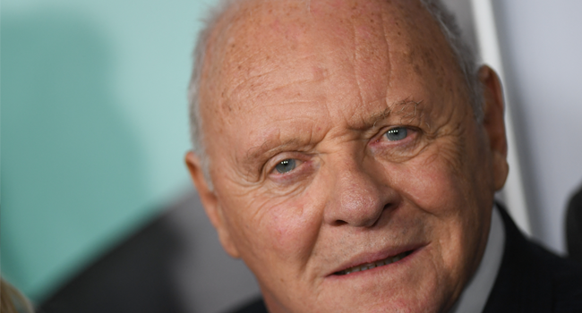 In this file photo taken on November 18, 2019 Welsh actor Anthony Hopkins attends the AFI FEST gala screening of "The Two Popes" at TCL Chinese Theatre in Hollywood. Anthony Hopkins won the award for best actor at the Oscars on April 25, 2021 for his role in "The Father". VALERIE MACON / AFP