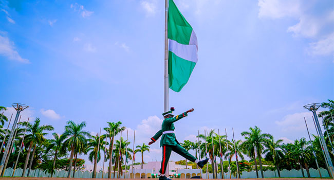 Ernest Shonekan: FG Orders National Flag To Fly At Half-Mast