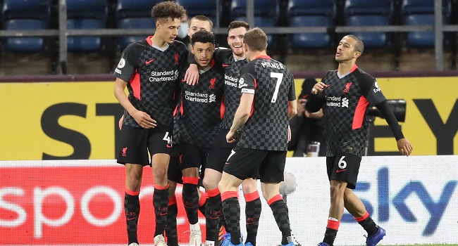 Liverpool Close In On Champions League Thanks To Win At Burnley