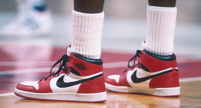 Michael Jordan's game-worn sneakers sell for a record $615,000