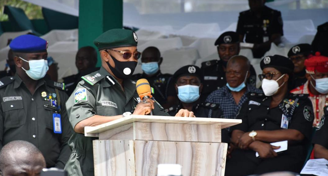 Acting Inspector-General of Police (IGP), Usman Baba delivered remarks at the launch a new, special operation for the South-East in Enugu on May 18, 2021.