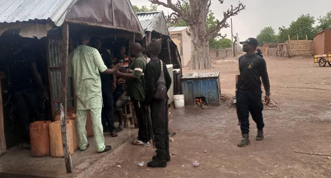 The Nigerian army said it raided a Boko Haram logistics base in Guibja on May 29, 2021.