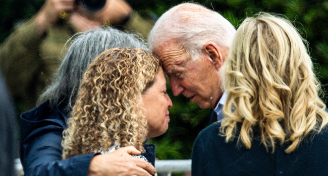 Biden Offers Comfort As Rescue Suspended At Florida Building Collapse