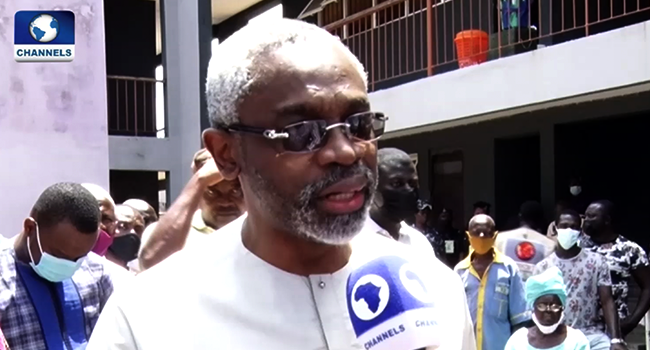 Speaker of the House of Representatives, Femi Gbajabiamila spoke to Channels Television after casting his vote in the Lagos local government elections on July 24, 2021.