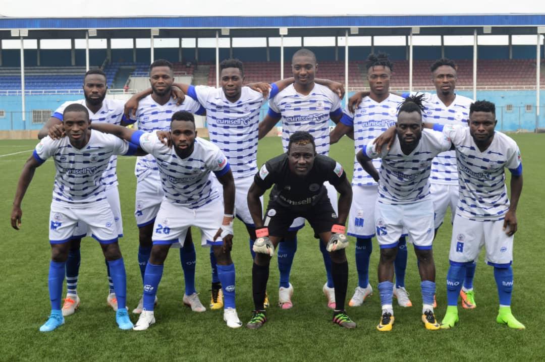 Rivers United line-up against Enyimba on matchday 31