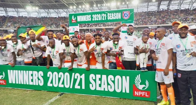 Akwa United Wins 2020/2021 NPFL Title