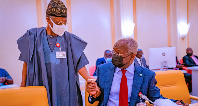 Babatunde Fashola and Lai Mohammed