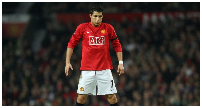 Manchester United No. 7 Ronaldo Champions League Final Jersey 