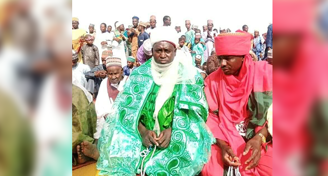 An image of a Zamfara district head, Alhaji Nafiu Shehu.