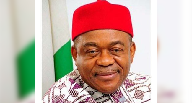 A file photo of former Abia State Governor, Theodore Orji.