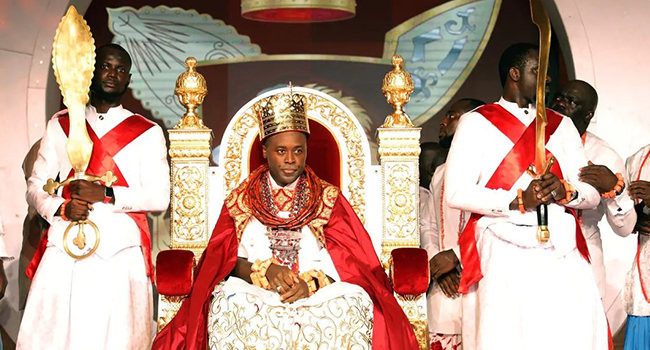 The Olu of Warri, Ogiame Atuwatse III, was crowned the 21st ruler of the Warri Kingdom on August 21, 2021. Olu of Warri/Instagram