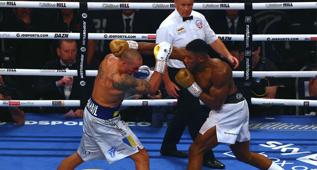 Boxing Champion Usyk Leaves Ukraine For Joshua Rematch Preparation