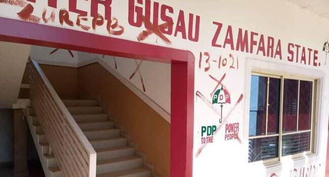 The PDP secretariat in Zamfara State