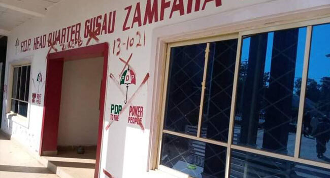 The PDP secretariat in Zamfara State