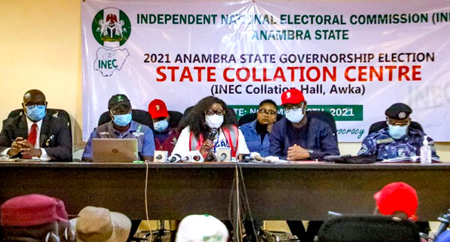 INEC Suspends Collation Of Results For Anambra Governorship Election