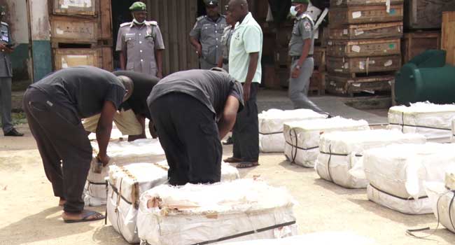 Customs Seizes 1.5m Tablets Of Tramadol At Lagos Cargo Airport