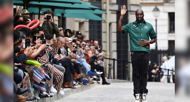 Virgil Abloh brings rainbow to the runway in his Louis Vuitton debut