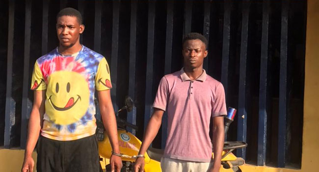 Two Suspected Cultists Arrested For Forcefully Initiating Student In Ogun