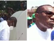 Mr Andy Uba, a Candidate of the All Progressives Congress in the 2021 Anambra governorship election, cast his vote on November 6, 2021.