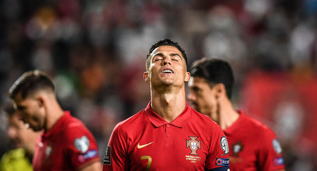 Portugal’s Road To Qatar World Cup Now ‘Difficult’ – Ronaldo