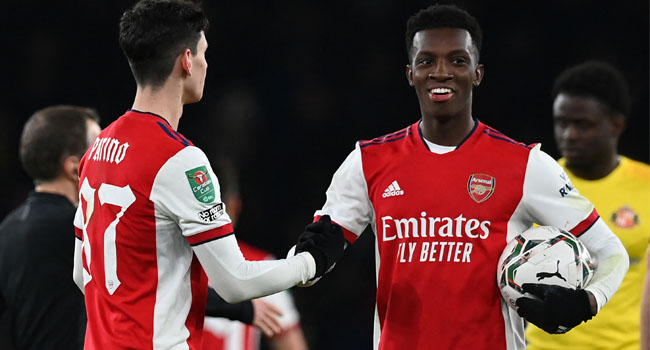 Nketiah Hat-Trick Sends Arsenal Into League Cup Semi-Finals – Channels  Television