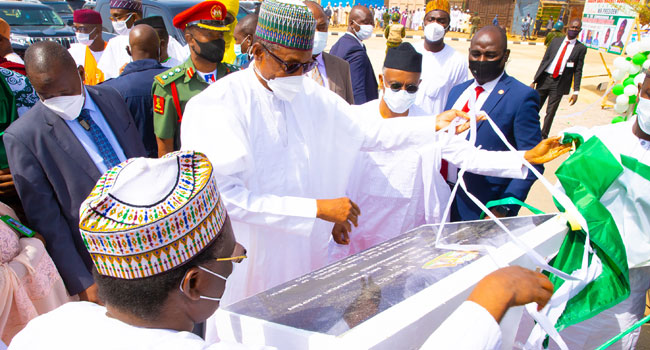 Buhari Praises El-Rufai After Commissioning Projects In Zaria