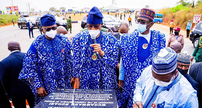 Buhari Inaugurates Five Projects In Ogun, Promises More Infrastructure –  Channels Television