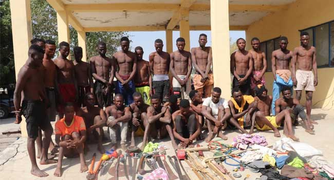 Task Force Arrests 28 Suspects In Niger, Recovers Assorted Charms