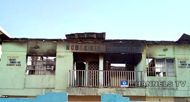Angry youths have burnt the school where the body of Hanifa Abubakar was buried in Kano State
