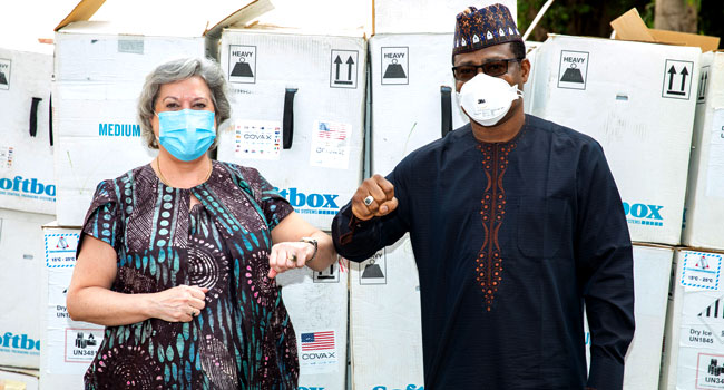 Nigeria Receives 3.2 Million Pfizer COVID-19 Vaccines From U.S