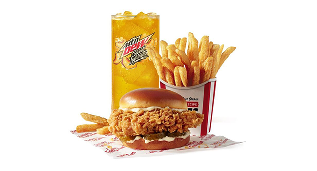 A file photo of a KFC meal.