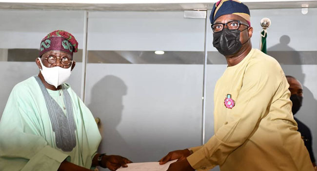 Bola Ahmed Tinubu commends Governor Seyi Makinde of Oyo State for his leadership qualities