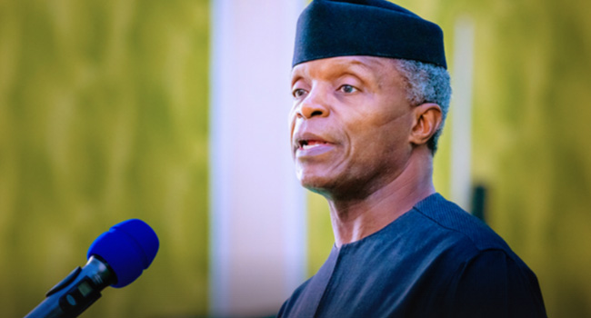 Insecurity: Osinbajo Tasks Military On Technology-Driven Solutions 