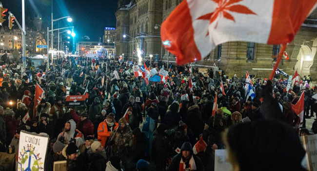 Canada Protests Against COVID-19 Measures Set To Increase