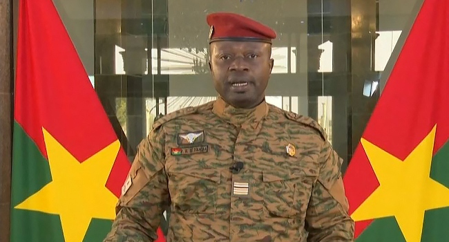 Burkina Faso Coup Leader Sandaogo Damiba Inaugurated As President