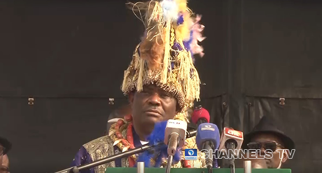Wike Receives Traditional Title Of Se-Ibidokibo Of Kalabari Land