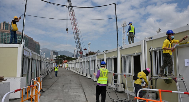 COVID-19: Virus-Hit Hong Kong Considers Lockdown As Bodies Pile Up