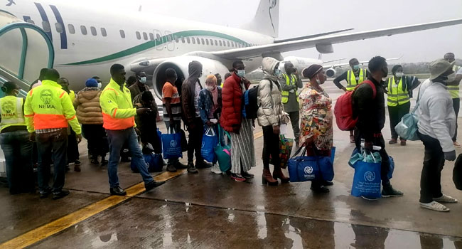 256 stranded Nigerians rescued from Libya,�Chad