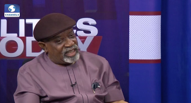 The Minister of Labour and Employment, Chris Ngige, made an appearance on Politics Today on March 3, 2022.